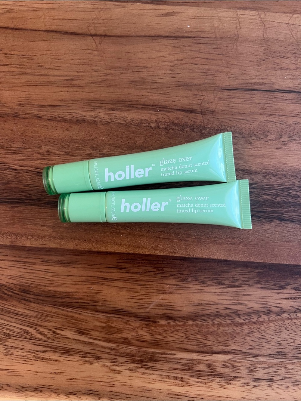 Holler Glaze Over Tinted Lip Serum - Matcha Donut (Green) DUO